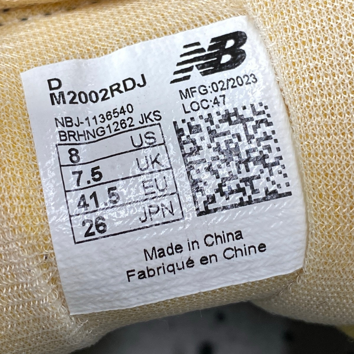 2g8 New Balance ニューバランス 2002R N-ERGY ABZORB ローカットスニーカー M2002RDJ 26cm ブラック メンズ 男性用o07t