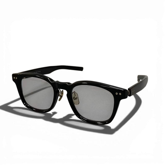 c23 999.9 フォーナインズ Feelsun サングラス F-51NP 48□21 ブラック クリアスモーク アイウェア 眼鏡 メガネ ケース クロスt18r