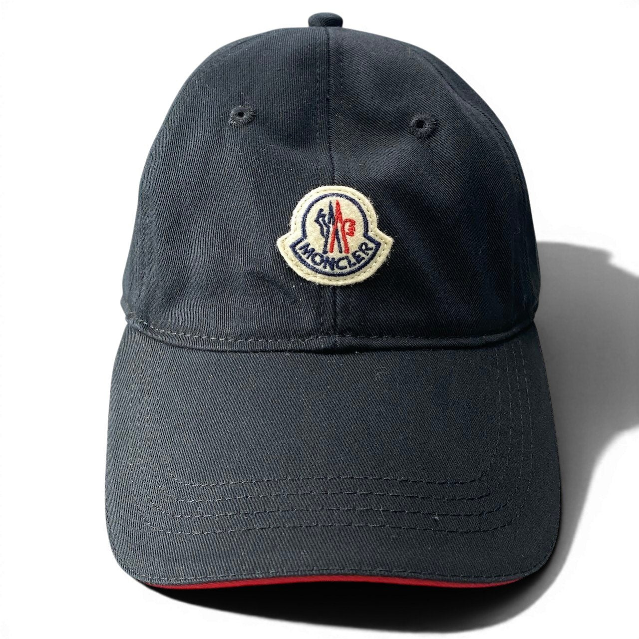g7 MONCLER モンクレール ロゴ ベースボールキャップ Logo Baseball Cap UNI ブラック 帽子