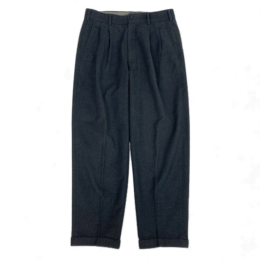 6L17 COMME des GARCONS HOMME PLUS コムデギャルソン オムプリュス スラックス パンツ ボトム AD1992 PP-05054M Mサイズ グレー ウール100％ メンズk02i