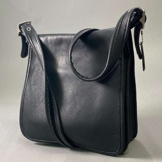 Ai18 COACH コーチ オールドコーチ ショルダーバッグ クロスボディバッグ 9144 ブラック レザー 鞄 カバン Vintage ヴィンテージt18r