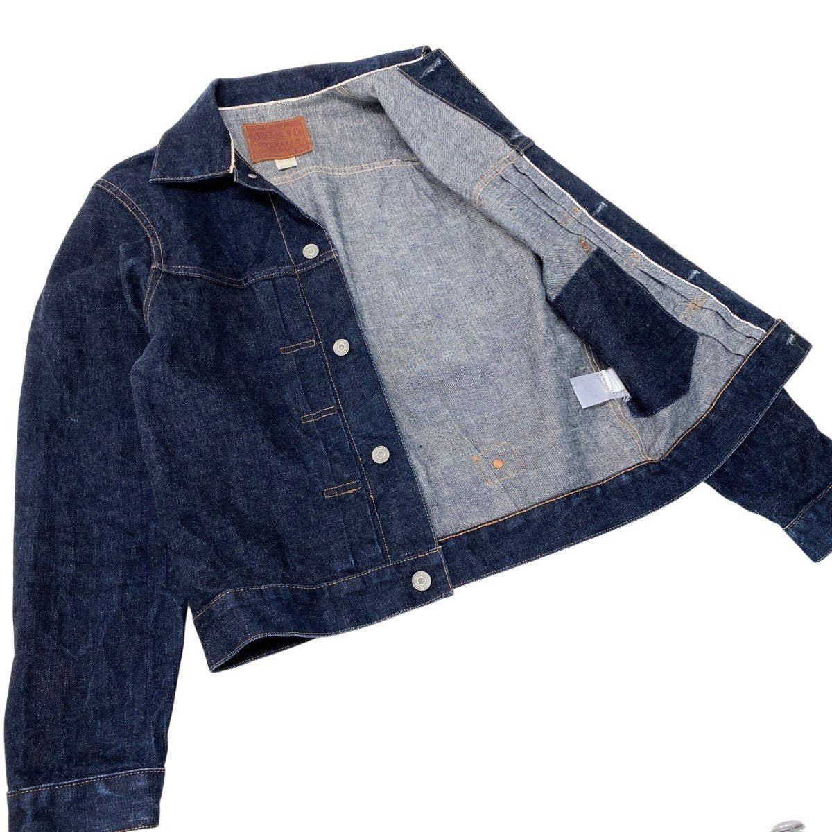 30h22 DOUBLE RL ダブルアールエル RRL 1st デニムジャケット サイズS インディゴ TYPE 1 JACKET Gジャン Ralph Laurent18r
