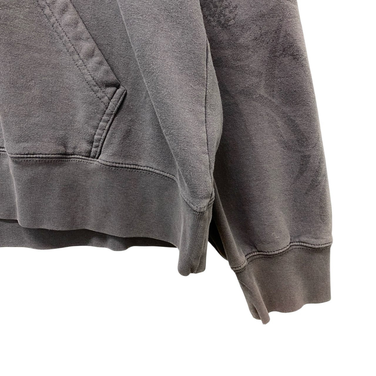 12b19 HARLEY DAVIDSON ハーレーダビッドソン 2010年 ロングスリーブプルオーバーフーディー パーカー  XLサイズ グレー メンズ 男性用u02t