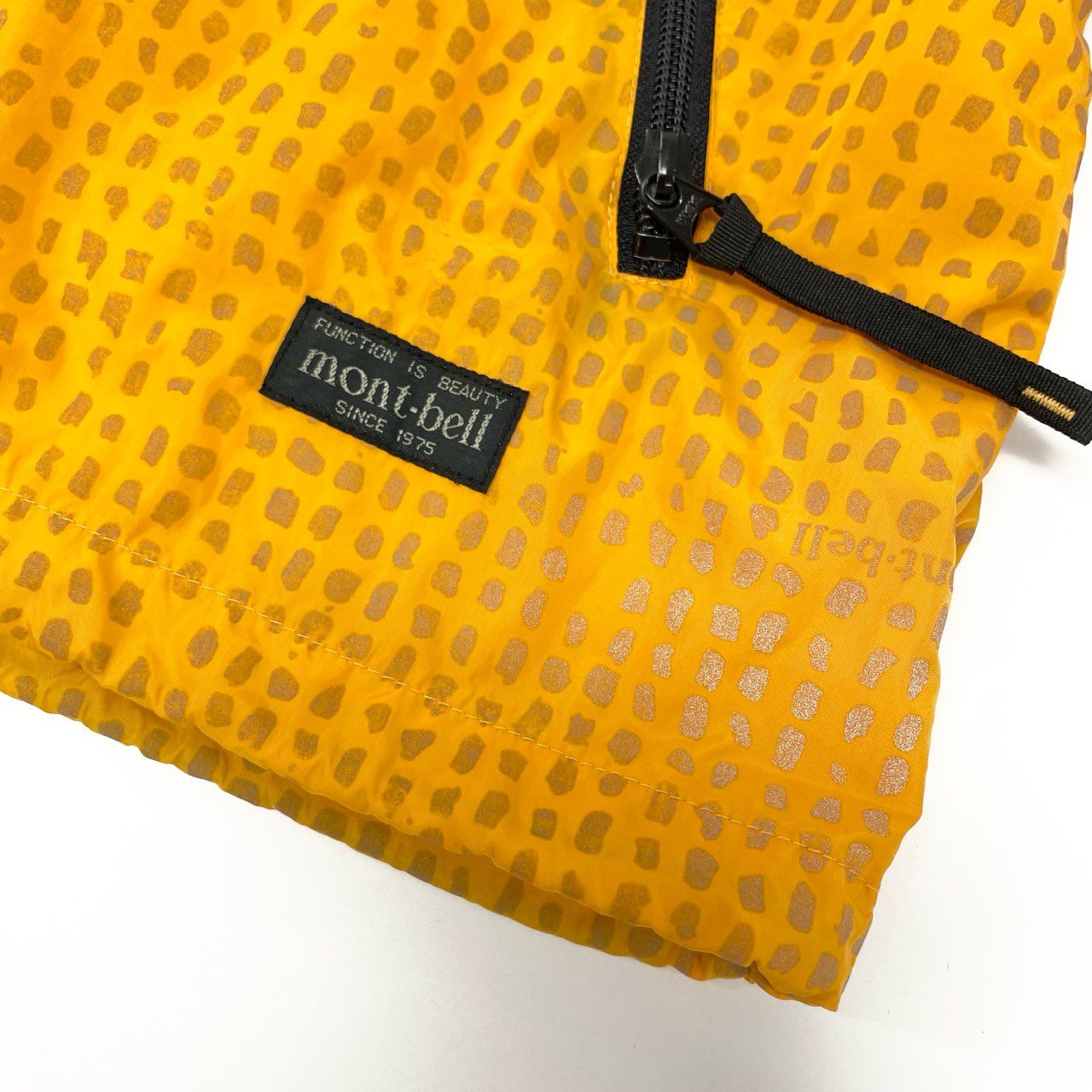 35j22 mont-bell モンベル リフレクター アノラックパーカー ジャケット プルオーバー ロゴ 1103160 サイズM オレンジ ナイロン 90s アーカイブk02i