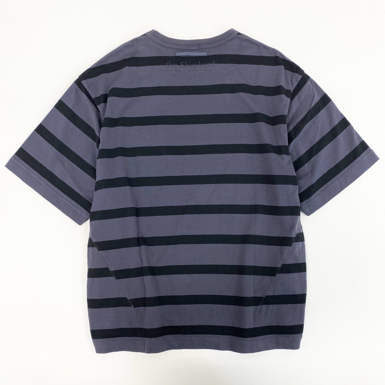 3l16 UNDER COVER アンダーカバー the Shepherf ザ シェパード ボーダーTシャツ US1A4803-2 2 パープル ブラック 日本製 カットソー TEE 夏