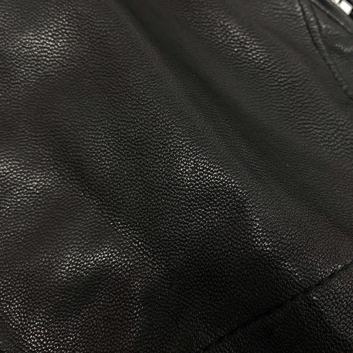 64g24 BEAUTY&YOUTH ビューティアンドユース UNITED ARROWS ユナイテッドアローズ シングルライダース ジャケット ブルゾン ゴート やぎ革 革ジャン メンズ 男性用 1225-199-6312 M ブラック_