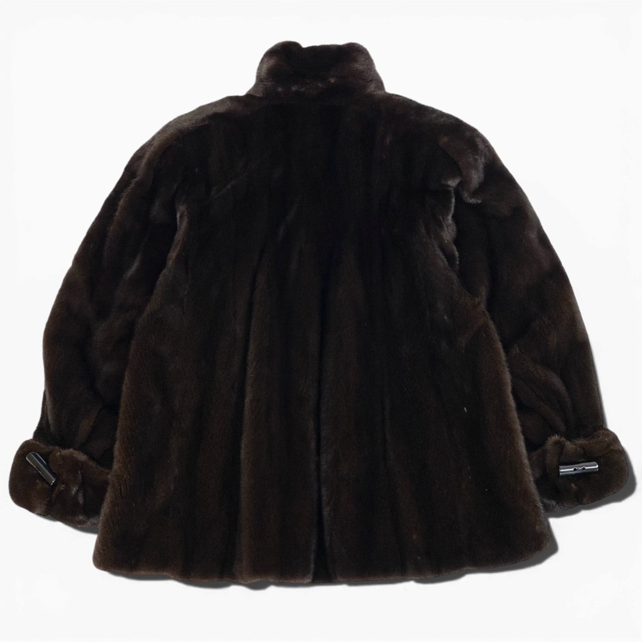 75b20 Junko Yamamoto ジュンコヤマモト BLACKGLAMA ブラックグラマ マホガニーミンクコート サイズF ブラウン 最高級毛皮 Mink Fur Coatt18r