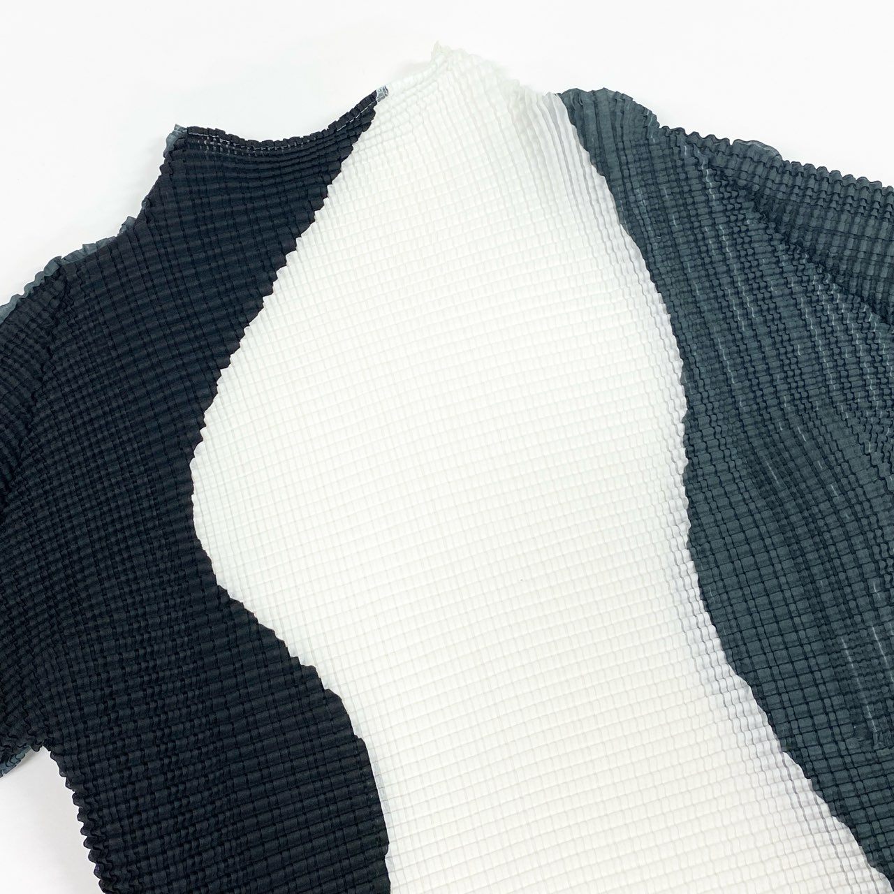 Ad6 ISSEY MIYAKE イッセイミヤケ Abstract Tint Pleats アブストラクト ティント プリーツ プリーツカットソー トップス IM31FJ638 2サイズ マルチカラー ポリエステル100％ レディース 女性用o07t