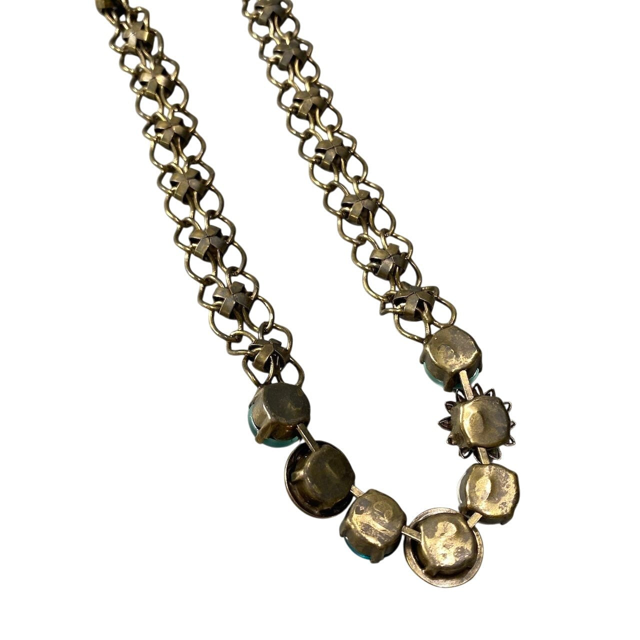 h11 20 《美品》 Mariana マリアナ 天然石 × クリスタル ビジュー スカイブルー アクセサリー ジュエリー アンティークt18r