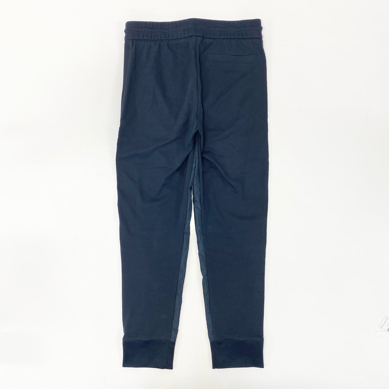 77i26 HUGO BOSS ヒューゴボス PERFORMANCE ナイロン切替 スウェットパンツ S ネイビー ストレッチ◎ ボトムス サイドラインt18r
