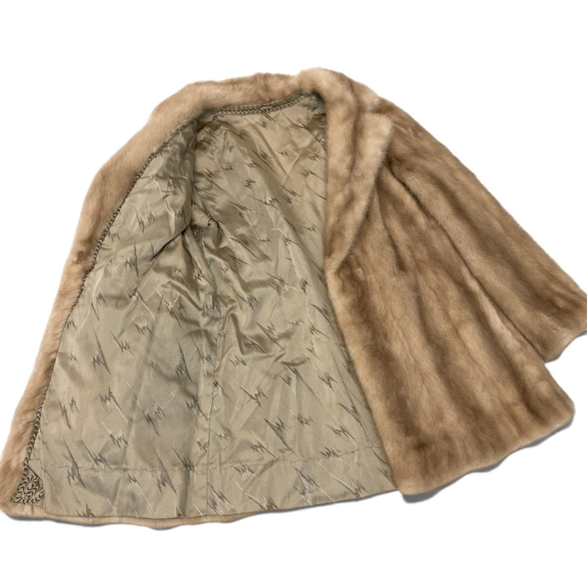28h19 パステルミンク ミンクコート  毛皮コート 11 ライトブラウン ミンクファー Mink Fur Coatu02t