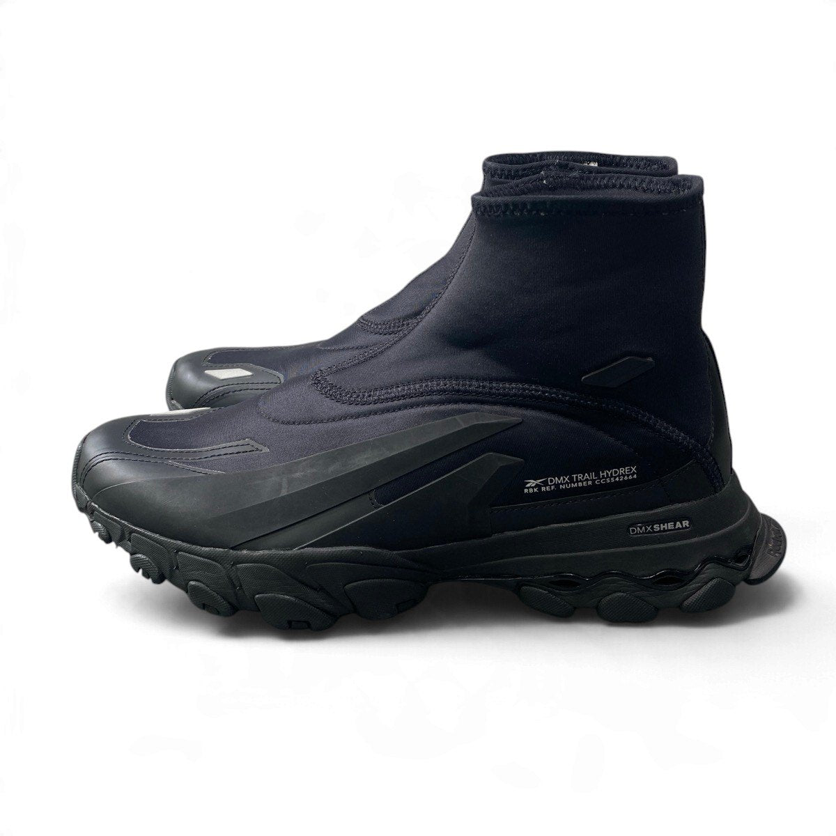 3j14 Reebok リーボック DMX Trail Hydrex トレイルハイドレックス ソックススニーカー ブーツ FW6825 27cm ブラック メンズ 紳士靴o07t