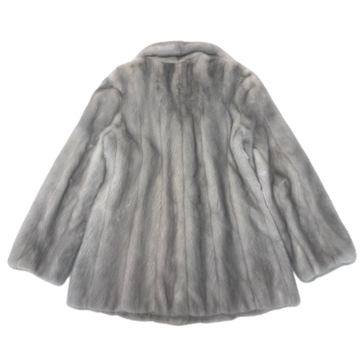 58i24 TAKAGI FUR サファイアミンク ファーコート サイズ9 シルバーグレー 本毛皮 Sapphire Mink Fur Coat リアルファーt18r