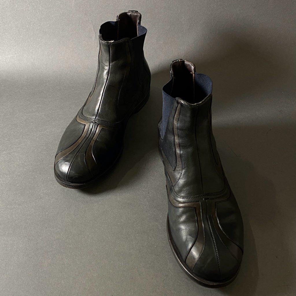 3h3 BOTTEGA VENETA ボッテガヴェネタ サイドゴアブーツ 39 ブラック レザー Leather Boots シューズ イタリア製