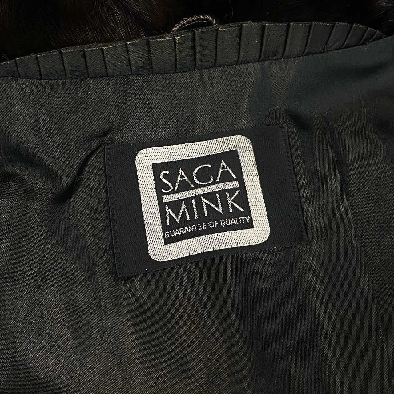 83L10 SAGA MINK サガミンク 銀サガ 希少デザイン ミンクファー コート サイズF ブラウン 最高級本毛皮 MINK FUR マホガニー パステルt18r