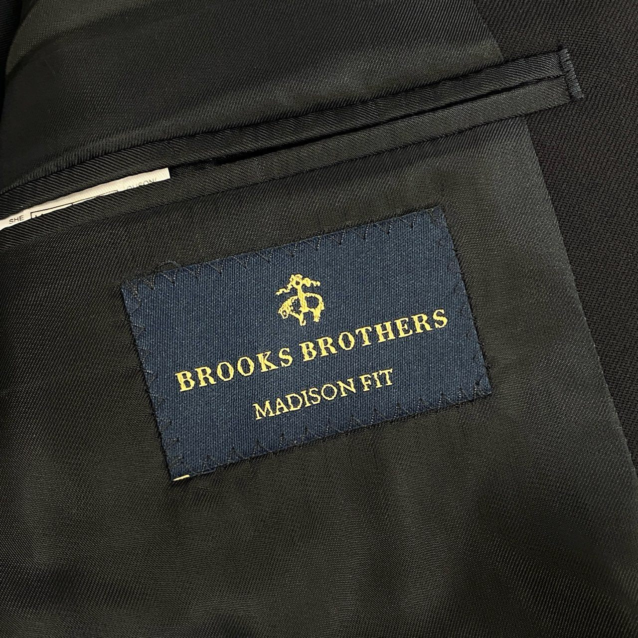 16k10 《新品未使用》 Brooks Brothers ブルックスブラザーズ 金ボタン ブレザー テーラードジャケット 40 ダークネイビー 紺ブレ MADISON FIT スーツ フォーマル タグ付t18r