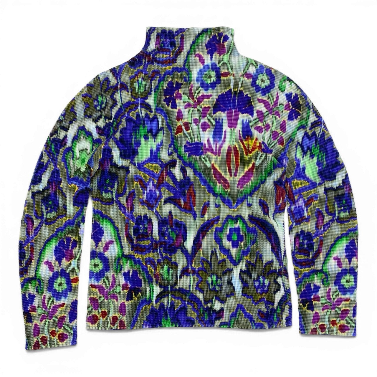 Id6 ISSEY MIYAKE me ミー イッセイミヤケ マルチカラー プリーツ カットソー トップス  プリーツプリーズta1