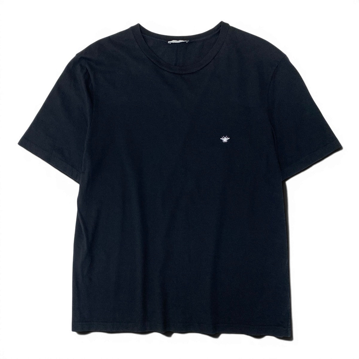 Mf18 Dior Homme ディオールオム Bee刺繍 ワンポイント Tシャツ Bee Embroidered T-Shirt M ブラックt18r