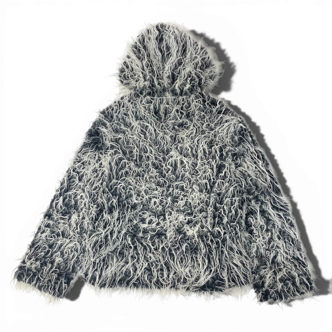 72c24 DIESEL ディーゼル Y2K リバーシブル ファーバーカー Vintage Reversible Fur Parka ブラック ヴィンテージ レアデザインt18r
