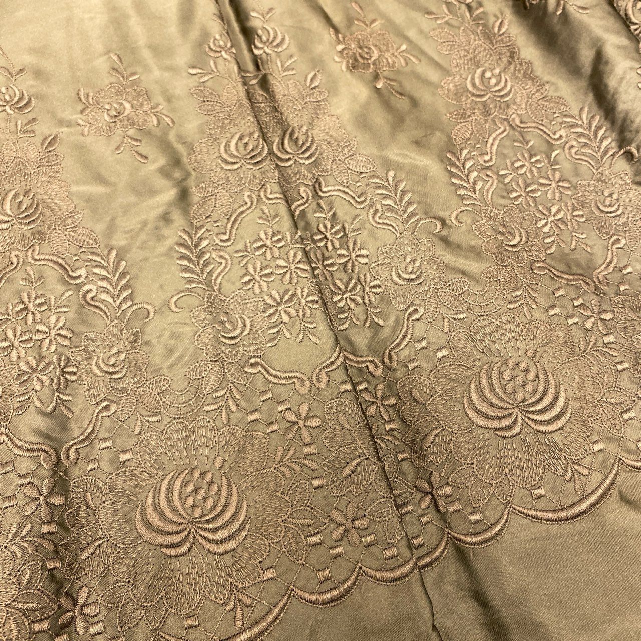 27j22 デミバフミンク リアルファーコート 裏地刺繍 F ブラウン 本毛皮 セミロング MINK FUR 最高級t18r