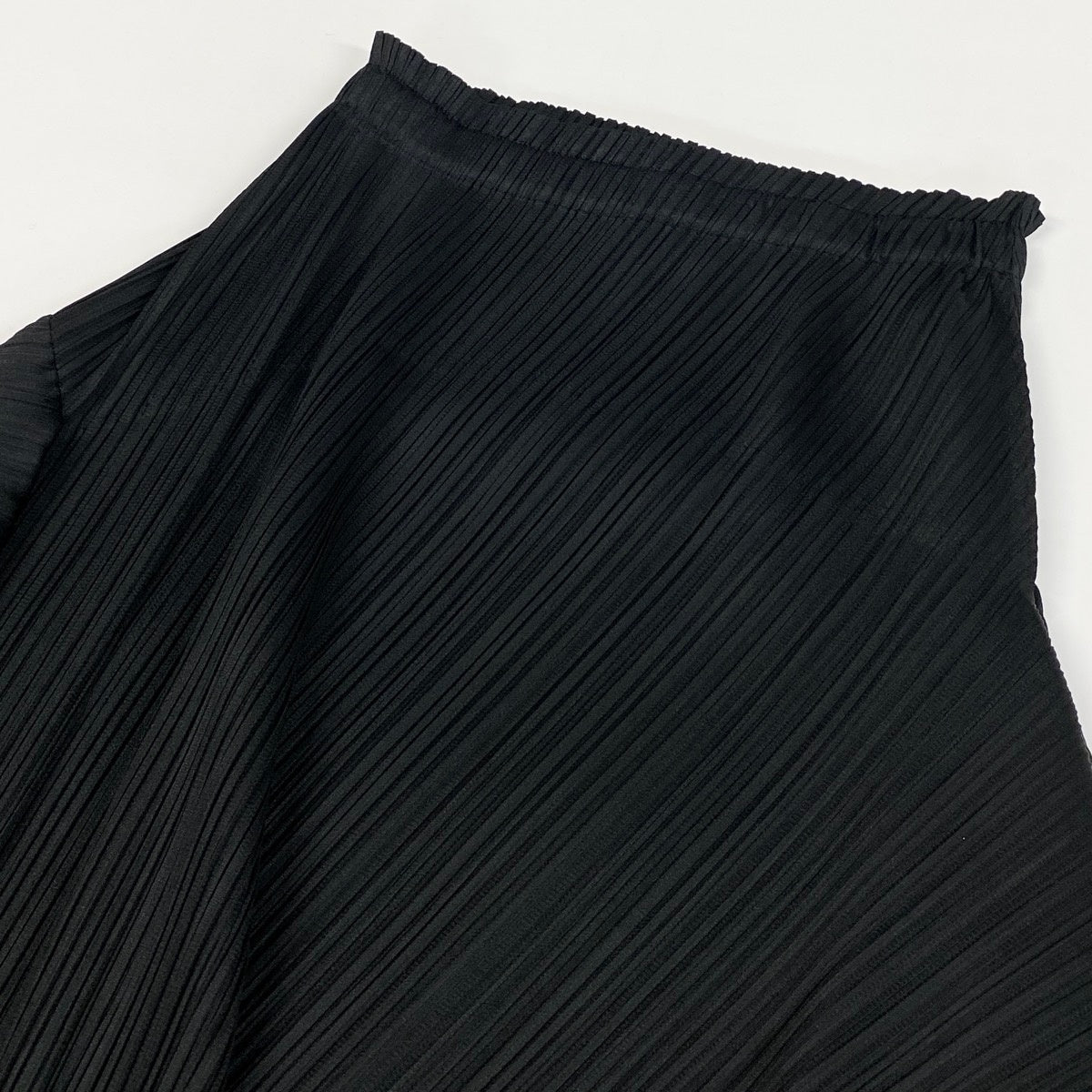 Ae14 【美品】  PLEATS PLEASE プリーツプリーズ プリーツ フレアスカート 変形スカート PP81-JG552 サイズ3 ブラック ポリエステル100％ レディース 女性服ta1