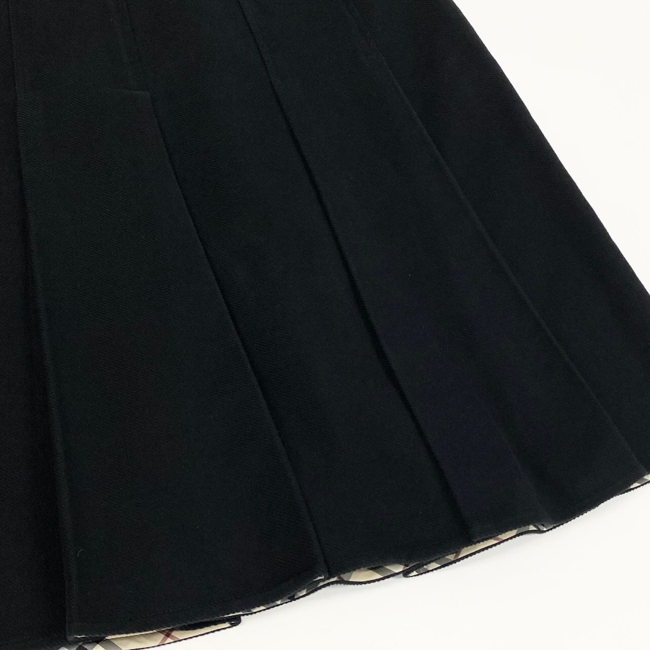 24e14 BURBERRY LONDON バーバリー ノバチェック セットアップ サイズ40 / 38 ブラック ジャケット スカート 日本製t18r