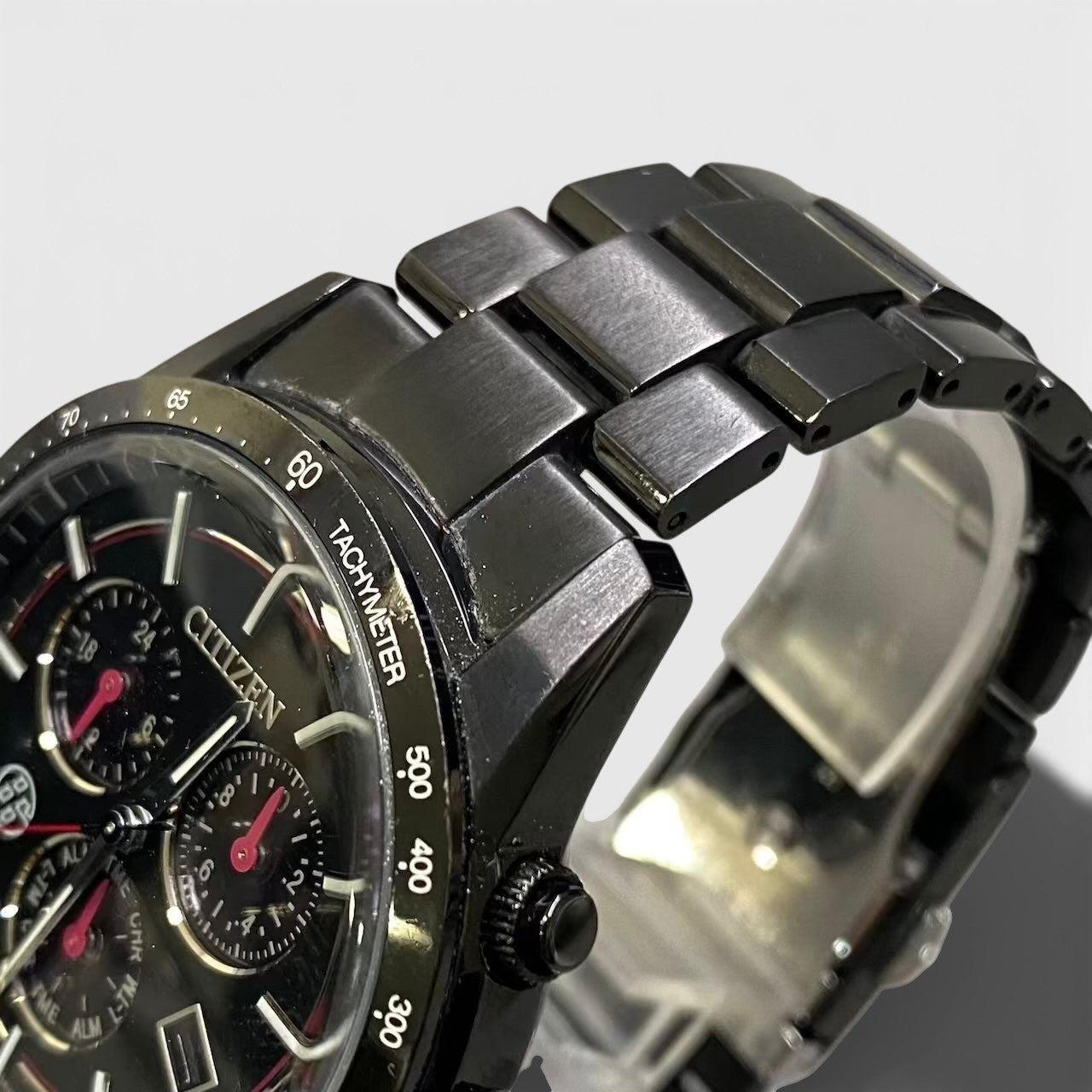c23 CITIZEN ×TOYOTA 86 シチズン トヨタ ハチロク コラボ ブラック ステンレス 腕時計 メンズ BL5495-64Ek02i