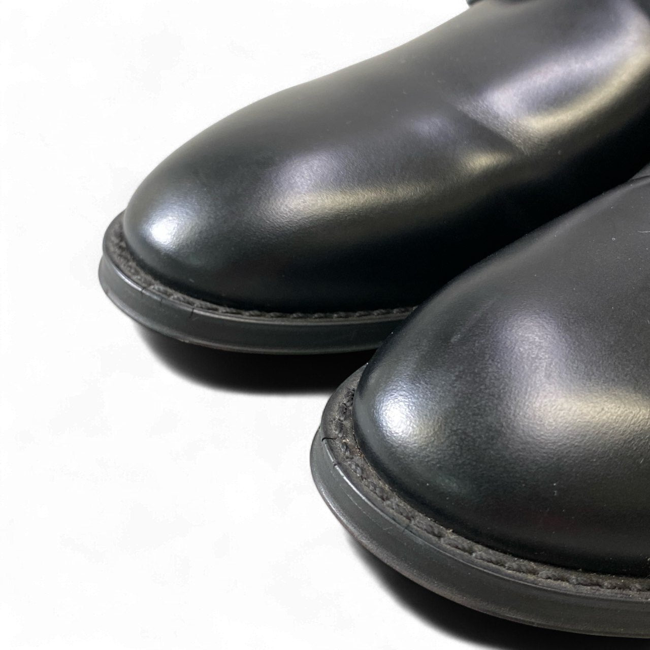 1k18《美品》 REGAL リーガル ビジネスシューズ レザーシューズ プレーントゥ 革靴 523R 26 1/2 ブラック leathero07t