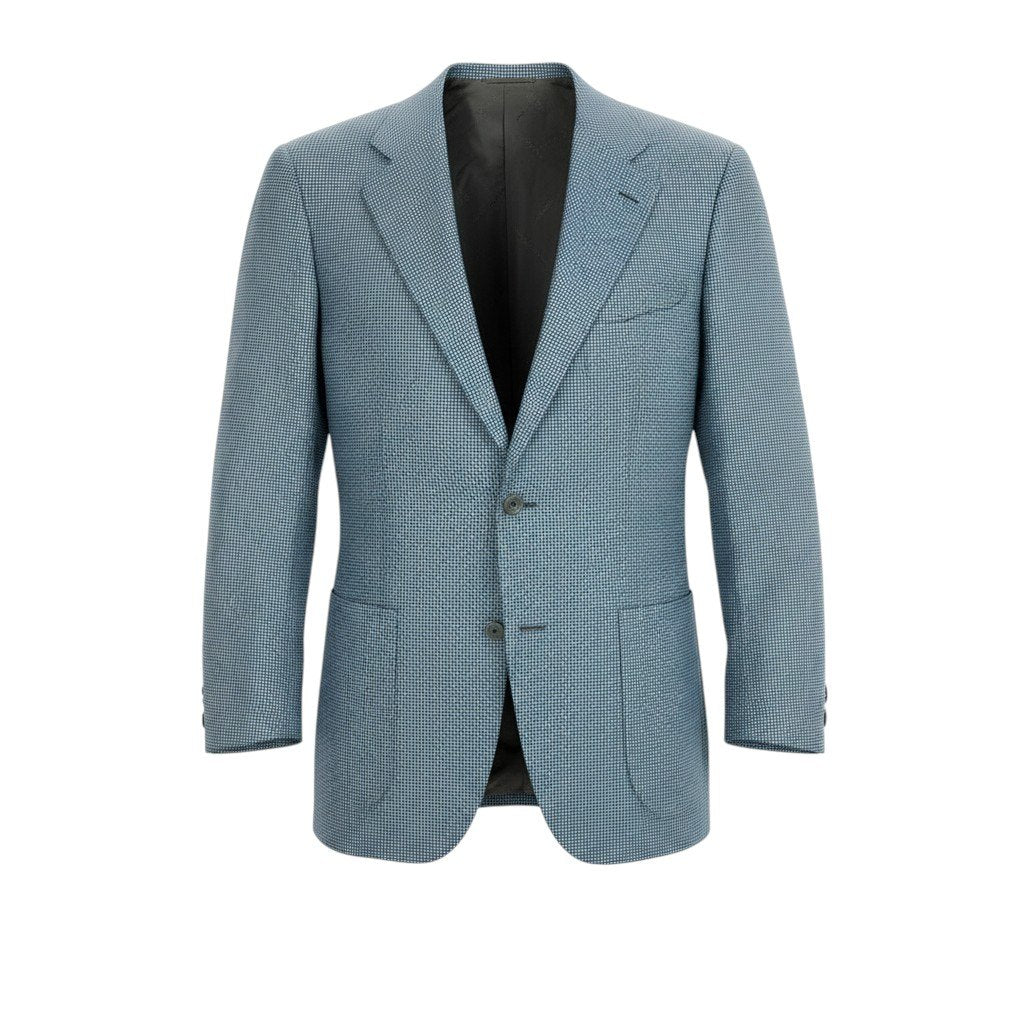 79g2 Kiton キートン カシミヤ100％ テーラードジャケット サイズ44 ブルー Cashmere Tailored Jacket ブレザーt18r