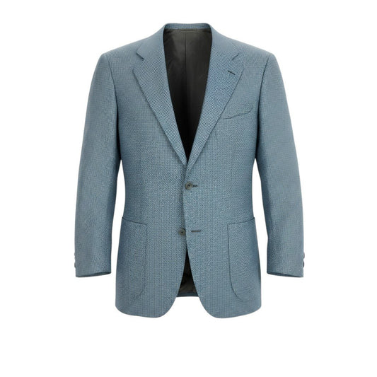 79g2 Kiton キートン カシミヤ100％ テーラードジャケット サイズ44 ブルー Cashmere Tailored Jacket ブレザーt18r
