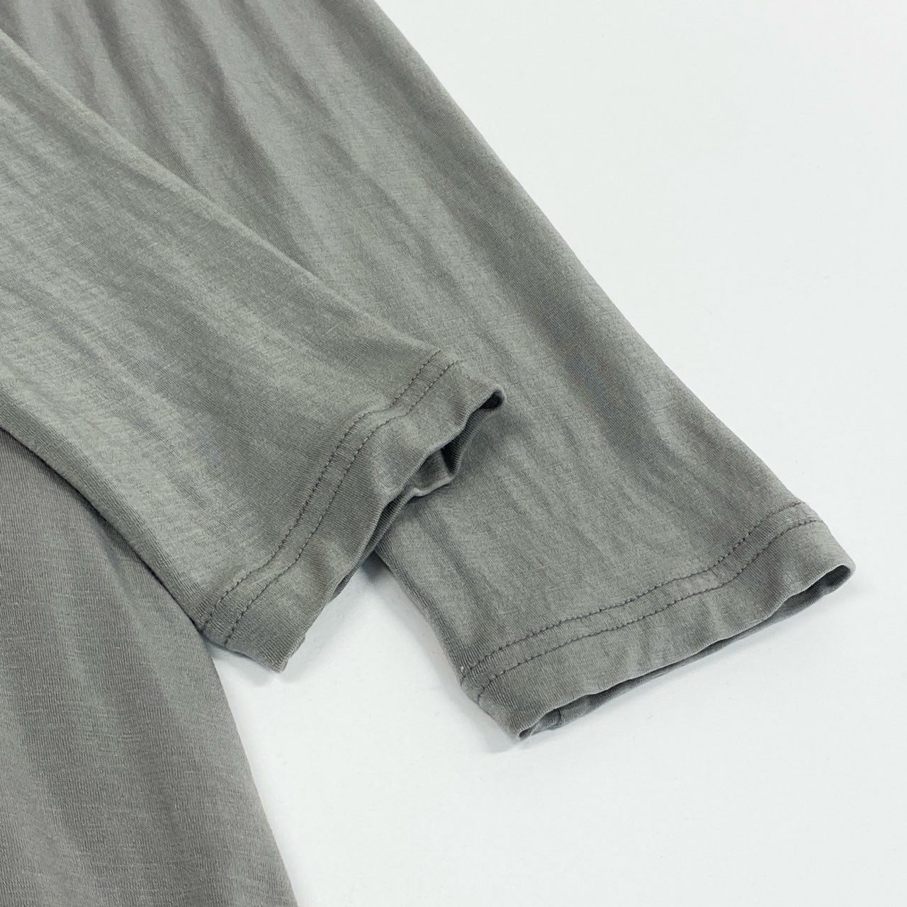 56k26 TOKUKO 1er VOL トクコプルミエヴォル 長袖ワンピース 裾シアー切替 プリント 伸縮ストレッチ 9 グレー系 レディースu02t