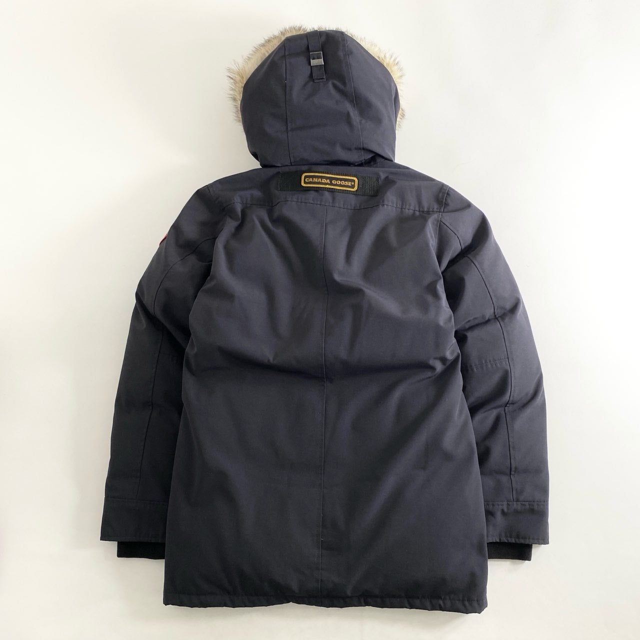 1h11 CANADAGOOSE カナダグース JASPER PARKA ジャスパーパーカ ダウンジャケット コヨーテファー アウター 3438JM R Mサイズ ダークネイビー