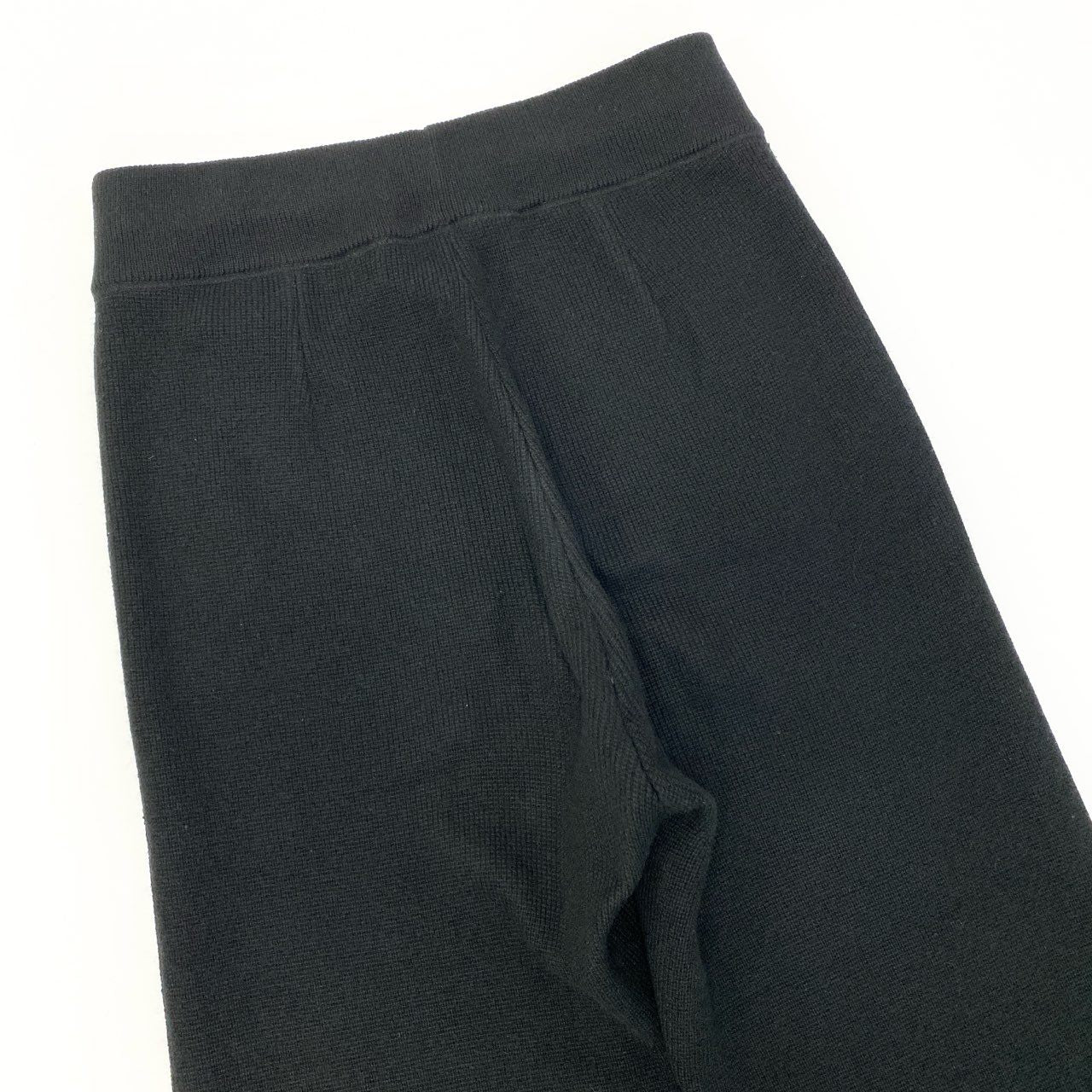 Ea27《美品》 BOTTEGA VENETA ボッテガヴェネタ カシミヤ100％ ニットパンツ 541565 サイズ50 ブラック Cashmere Pants スウェットt18r