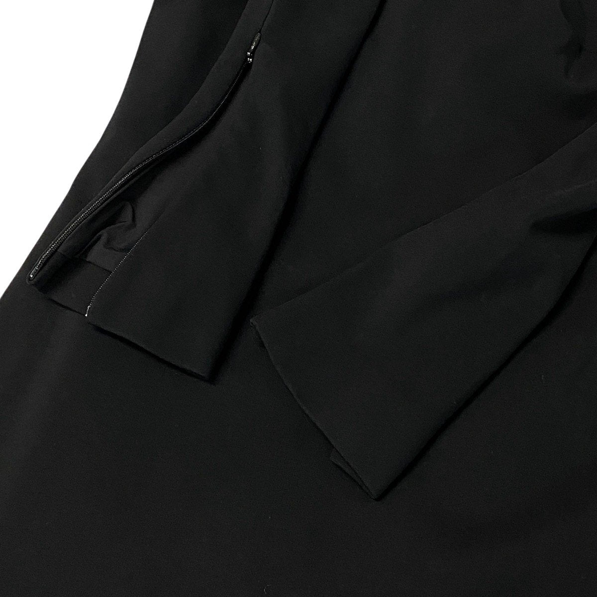 Ej22 BALENCIAGA バレンシアガ 2024AW バックレース ミディドレス ワンピース Back Lace-Up Design Tie Closure Dress 831227 Size 38 ブラック サイドジップ Side Zippert18r