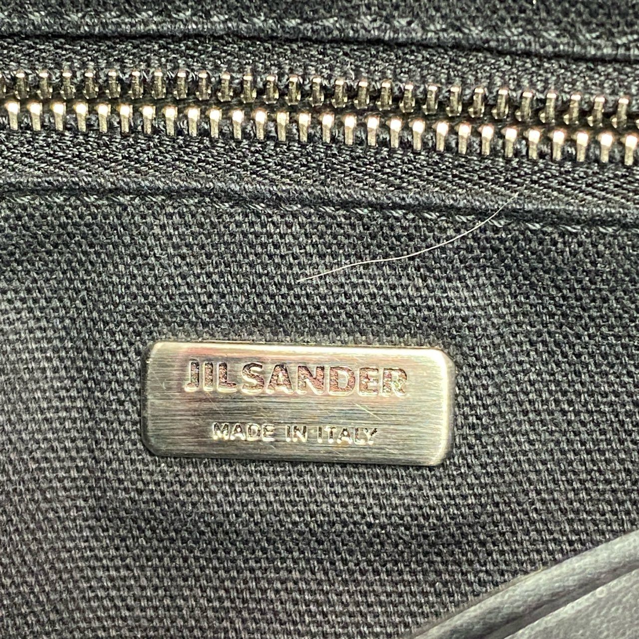 Ae2 【イタリア製】JIL SANDER ジルサンダー 2003 アーカイブ エディターズバッグ ワンショルダーバッグ インディゴ/ブラック レディース 女性用 鞄