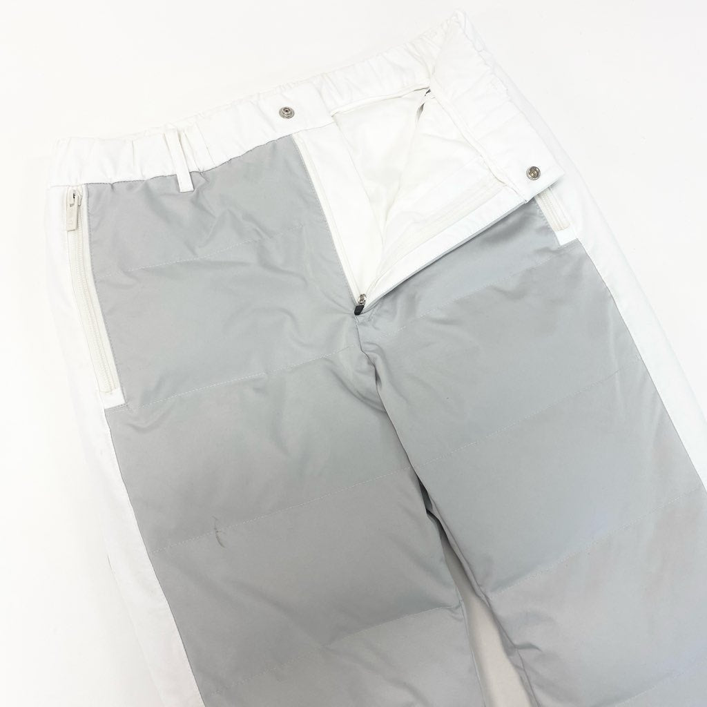 59k1 MARK&LONA マークアンドロナ スカルロゴ 中綿パンツ ボトムス  MXM-3C-AT01 44 ホワイト グレー メンズo07t