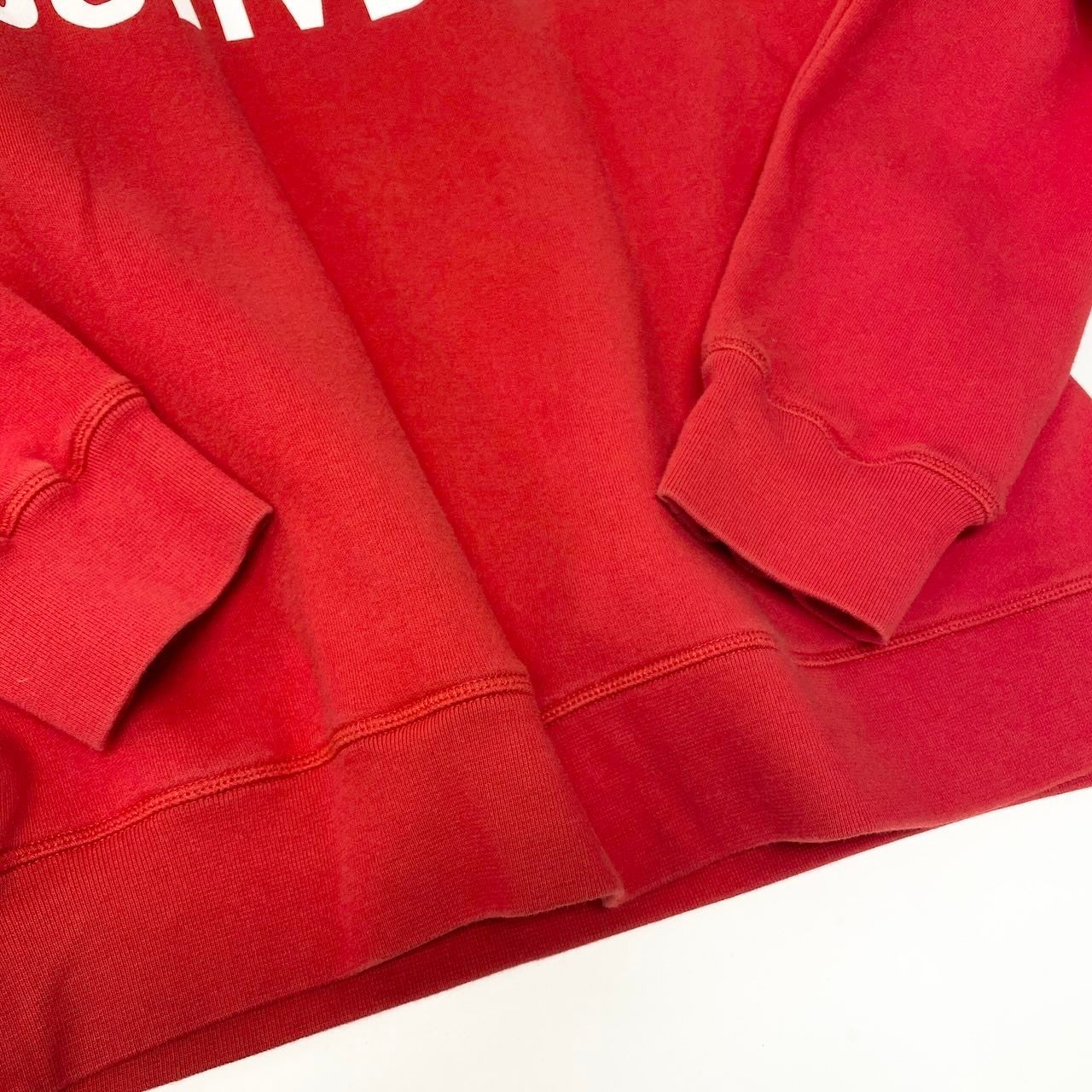 52c10 DSQUARED2 ディースクエアード ロゴプリント スウェット トレーナー サイズXXS レッド メンズ 男性用 トップスk02i