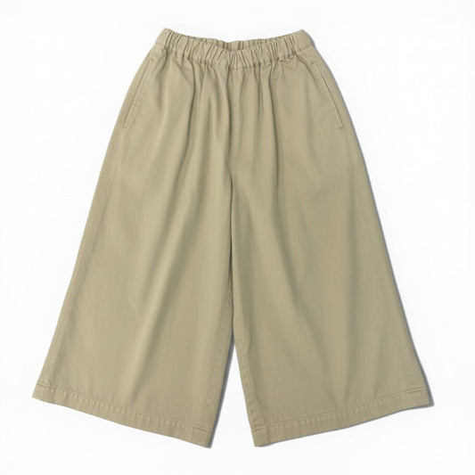 22d11 COMME des GARCONS COMME des GARCONS コムデギャルソンコムデギャルソン  コムコム AD2024 ワイドパンツ イージーパンツ ボトムス XSサイズ ベージュ コットン レディースo07t