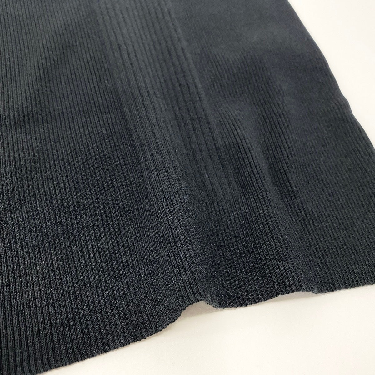 Ch10 【美品】CHANEL 2008年 ノースリーブリブニット ココマークボタン P32503 38サイズ ブラック レディース 女性用u02t