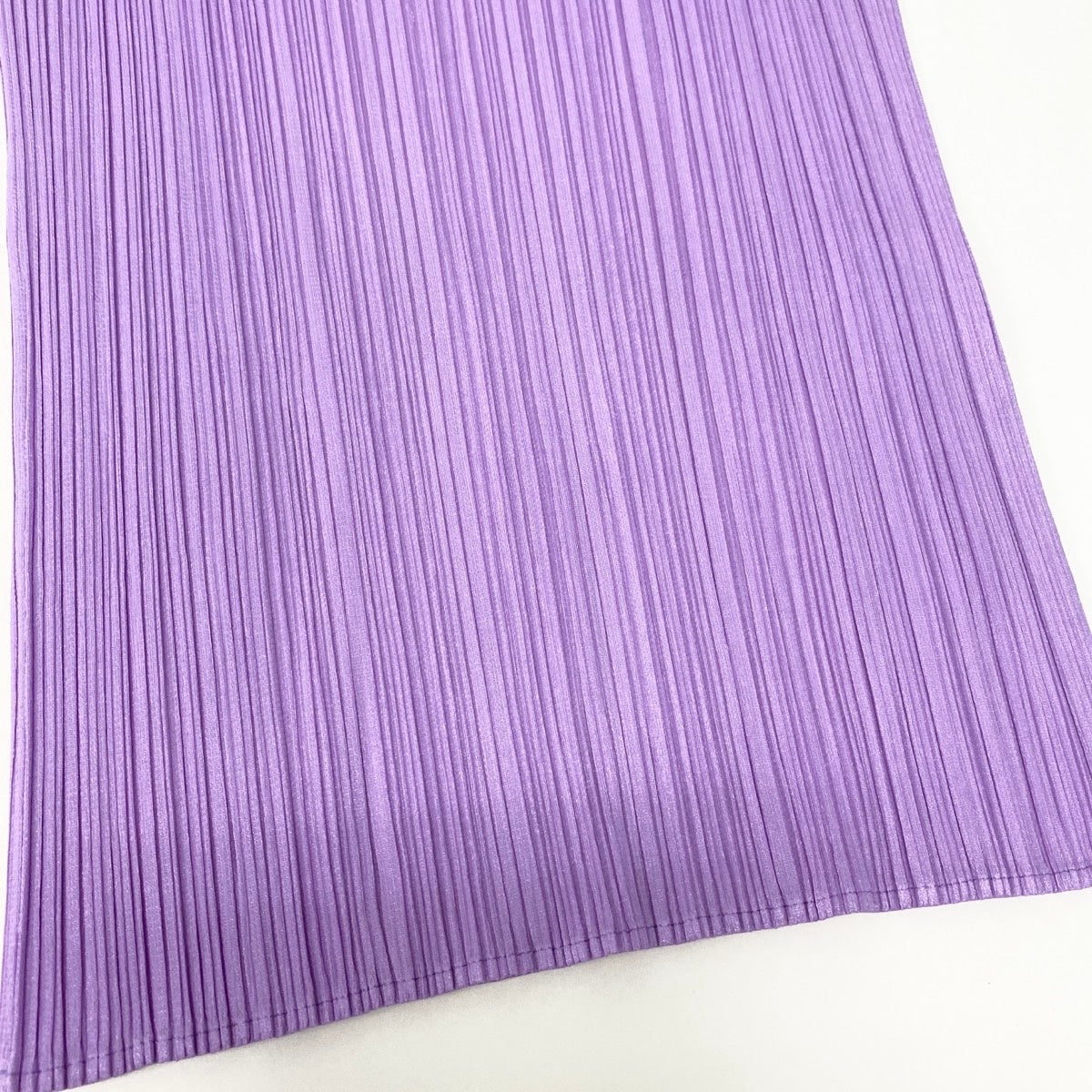 Af11 PLEATS PLEASE プリーツプリーズ タートルネック ノースリーブ プリーツカットソー PP71-JK611 サイズ3 パープル ポリエステル100％ レディース 女性用ta1
