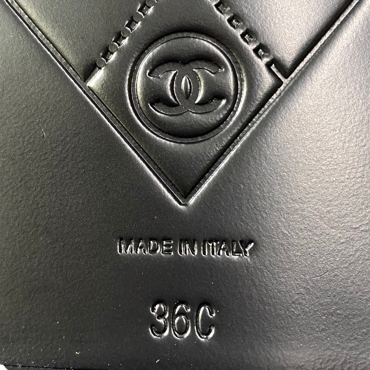 g14【極美品】CHANEL ココマーク ローファー イタリア製 G36717 36C ブラウン ブラック レザー レディース 女性用k02i