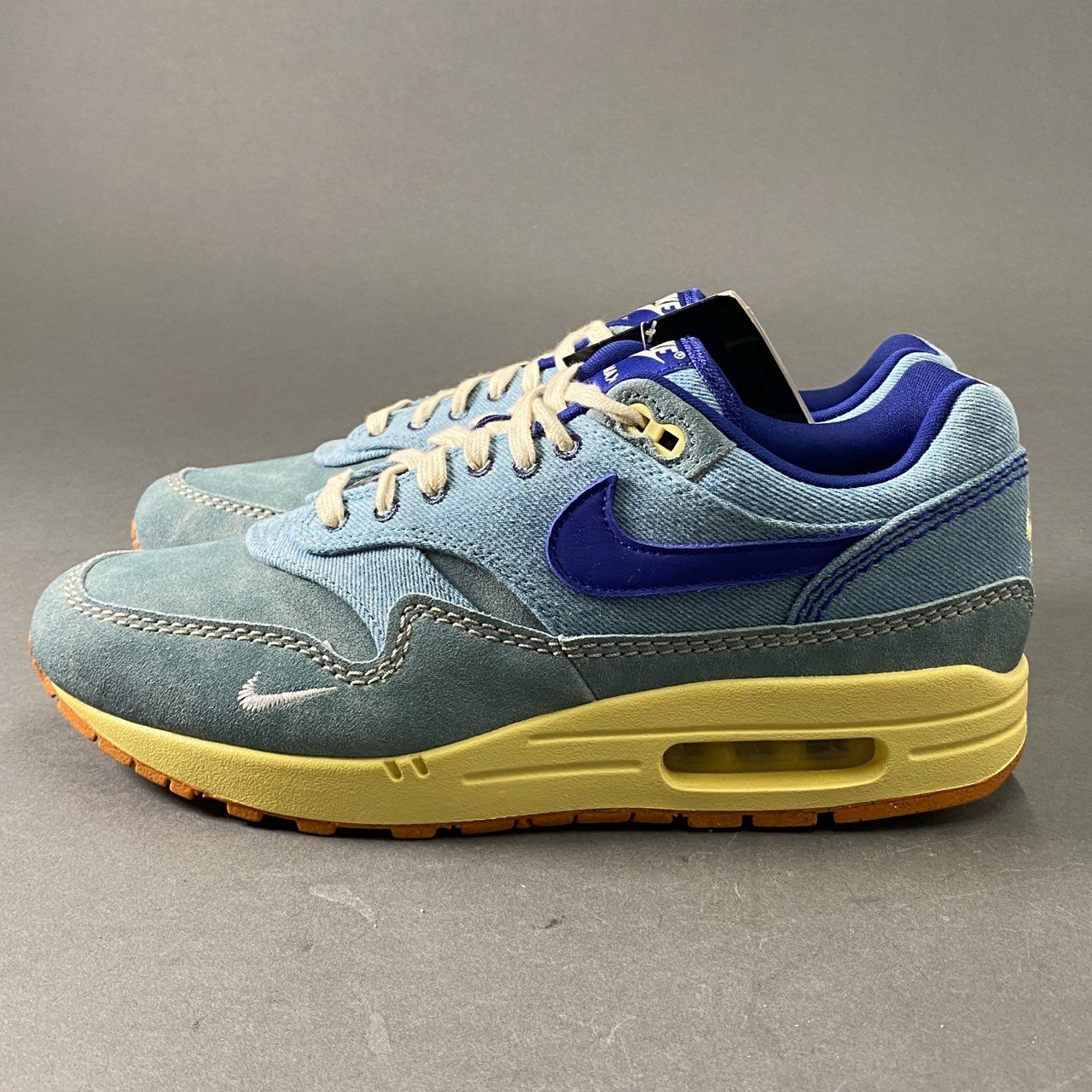 7e18 《極美品》 タグ付 AIR MAX 1 PRM Dirty Denim ナイキ エアマックス ダーティー デニム ローカットスニーカー シューズ DV3050-300 27.5 ブルー