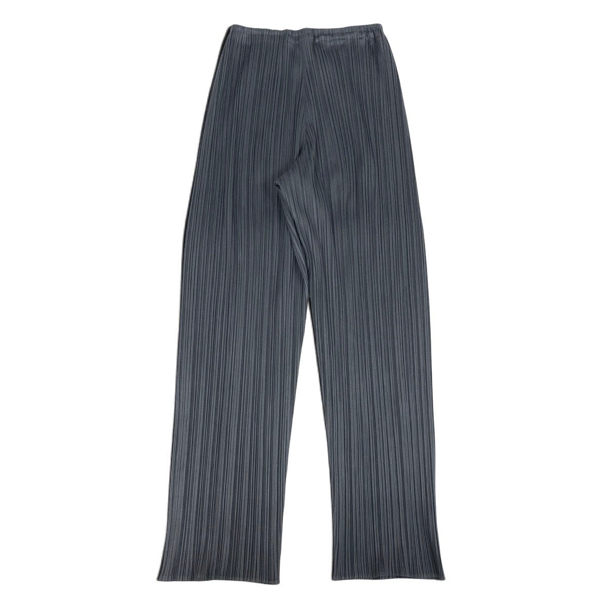 j19 ISSEY MIYAKE プリーツパンツ ボトムス 日本製 PP05-JF609 Mサイズ グレー ポリエステル100％ レディース 女性用u02t
