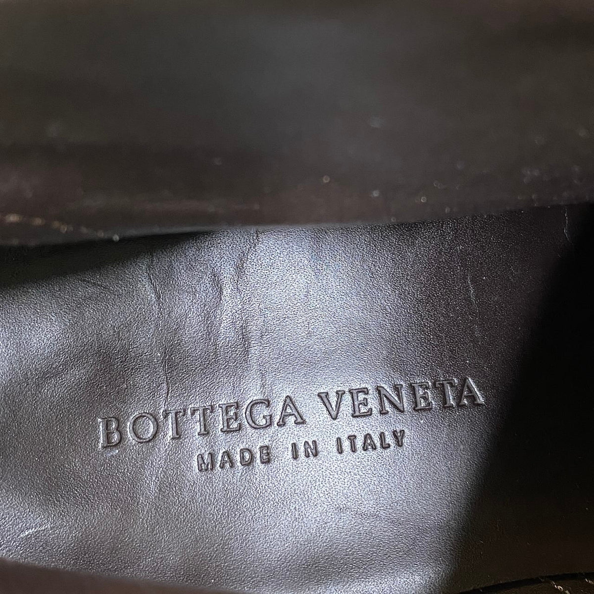 1j2 BOTTEGA VENETA ボッテガヴェネタ チャッカブーツ イントレチャート レザーシューズ イタリア製 38 1/2サイズ ブラウン レザー メンズ 男性用u02t