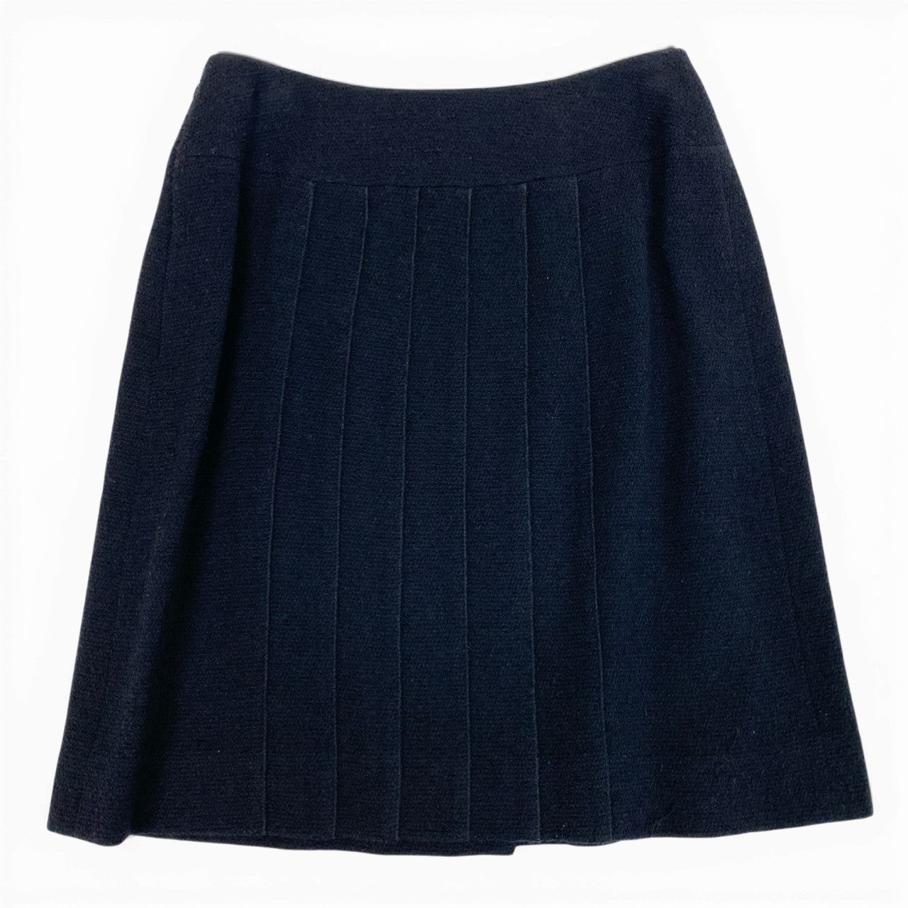 b23 CHANEL シャネル 99A 1999年 ツイードスカート ミニスカート サイズ36 ブラック レディース 女性用k02i