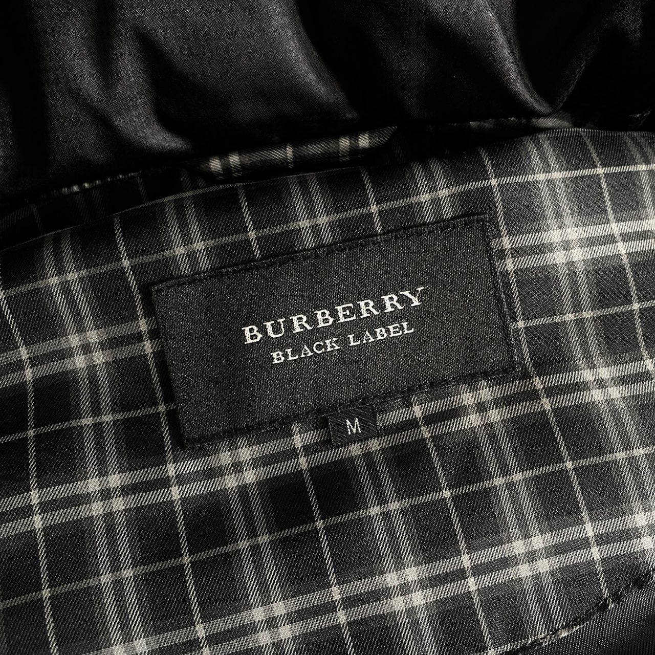 88i3 BURBERRY BLACK LABEL バーバリー ブラックレーベル ラビットファー フード付き ダウンベスト M ブラック ホワイトグースダウン アウター