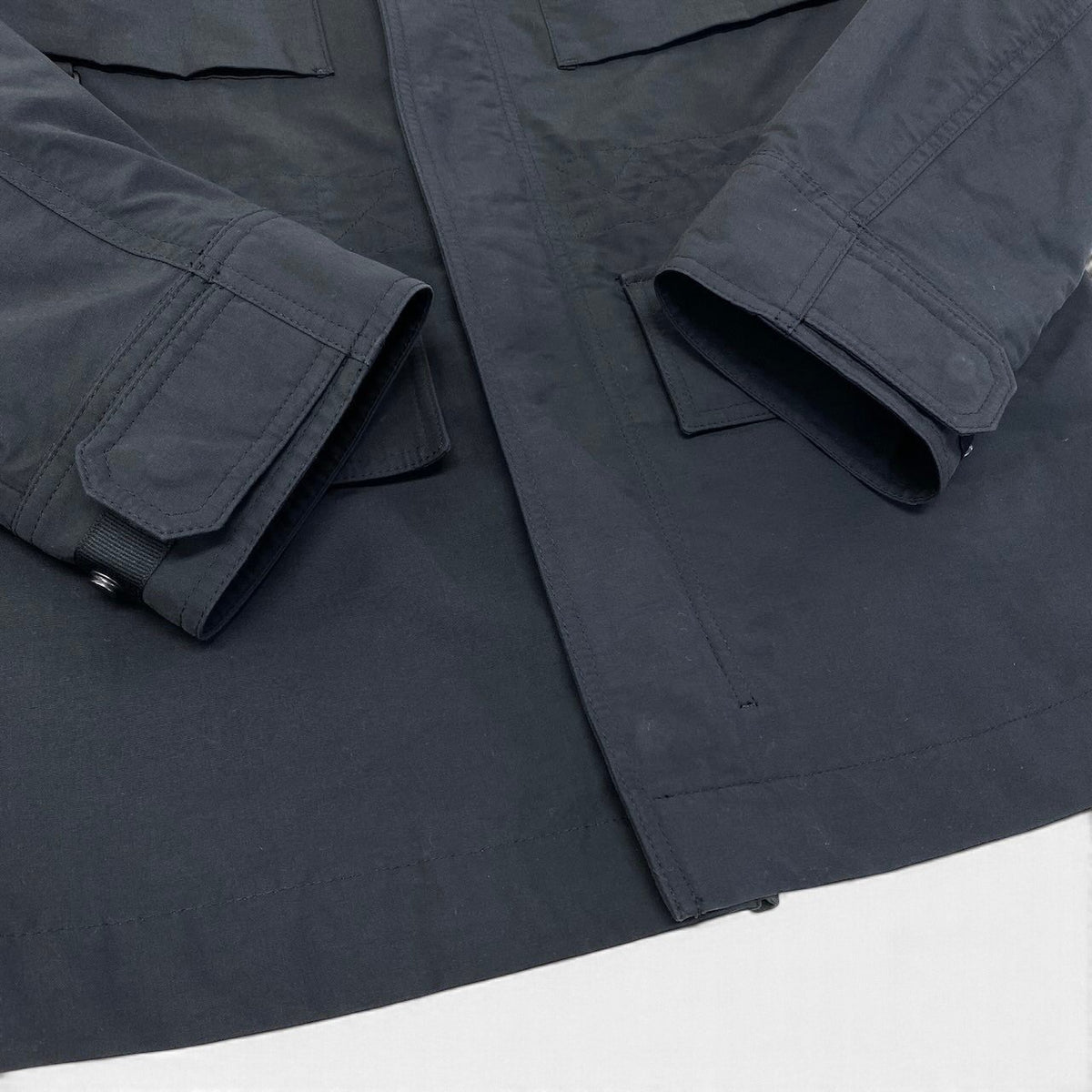 37i26 【未使用タグ付】 CANADA GOOSE カナダグース ハリソンジャケット ロゴパッチ 4814M サイズSP ネイビー コットン ナイロン メンズk02i