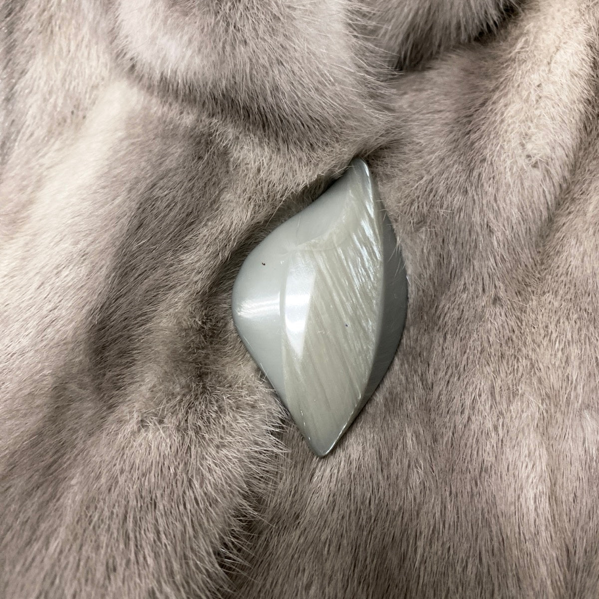 2h8 EMBA エンバ サファイアミンク ファーコート サイズ11 シルバーグレー 本毛皮 Sapphire Mink Fur Coatt18r