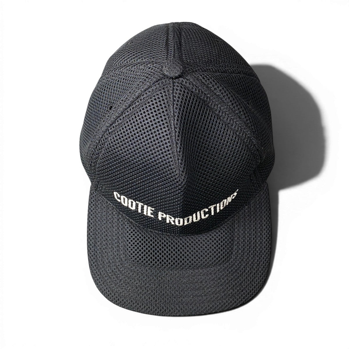 g8 COOTIE PRODUCTIONS クーティー プロダクションズ Puff Mesh 5 Panel Cap メッシュ5パネルキャップ 帽子 日本製 ブラック メンズ 男性用
