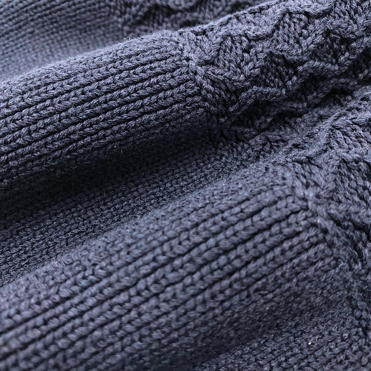 54h27 《美品》 BORDERS at BALCONY ボーダーズアットバルコニー フリンジ ニット セーター 洗える サイズ36 ネイビー ホワイト ボーダー コットン レディースu02t
